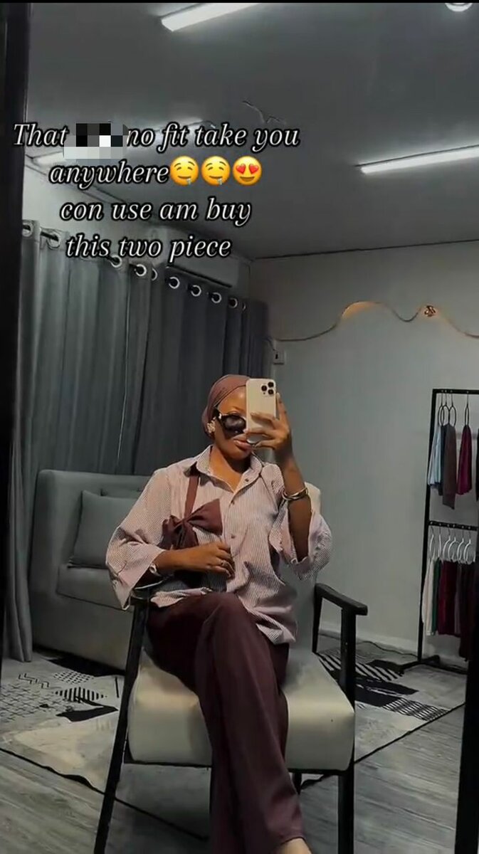 Ensemble chic à rayures