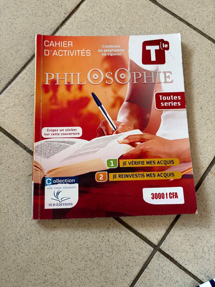 Cahier d'activités Philosophie