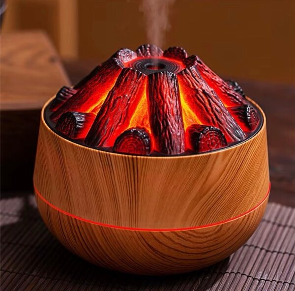 Diffuseur d'air volcan LED