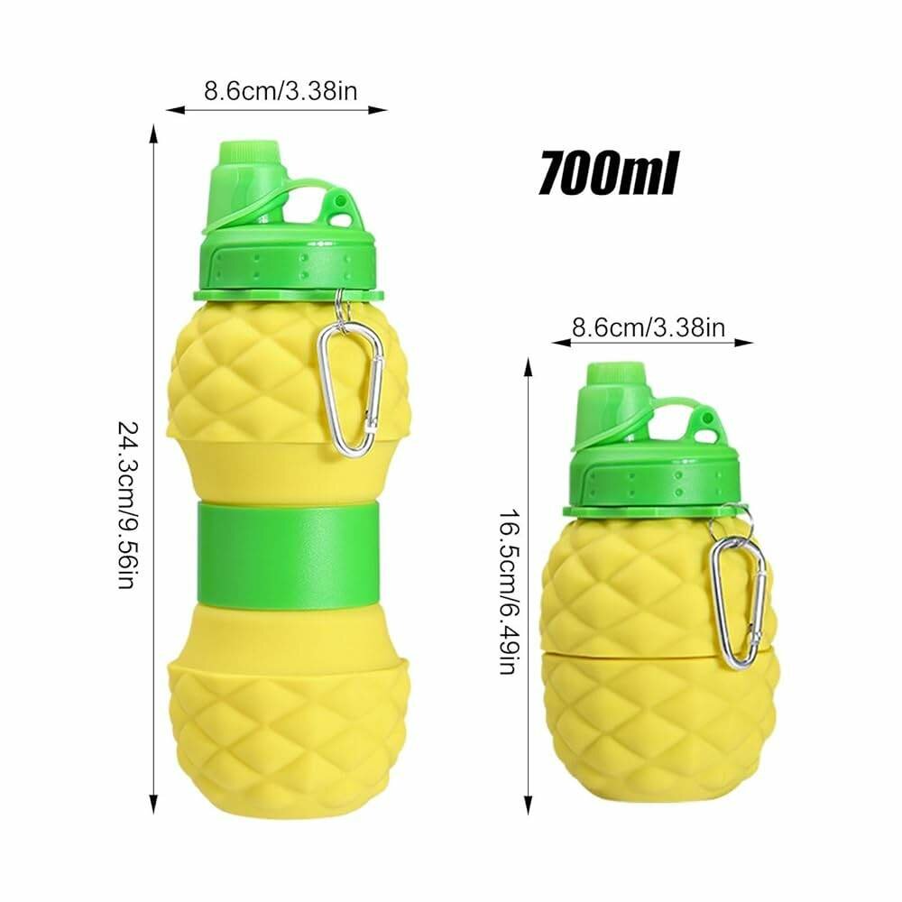 Gourde Pliable Ananas 700ml