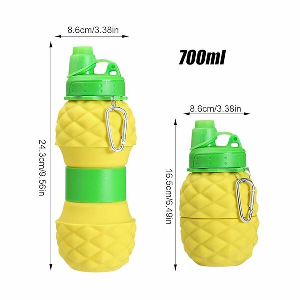 Gourde Pliable Ananas 700ml
