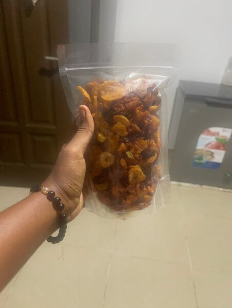 Chips de plantain croquants