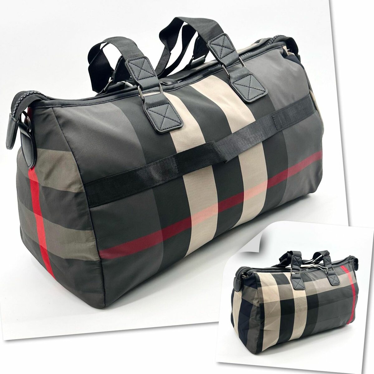 Solid duffel bags