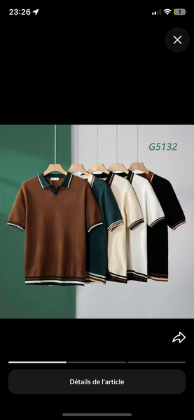 Polo en Coton Respirant Homme