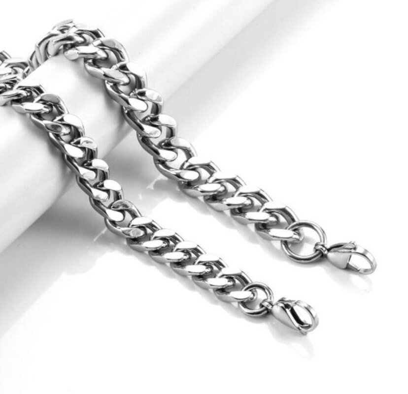 Collier Gourmette en Acier