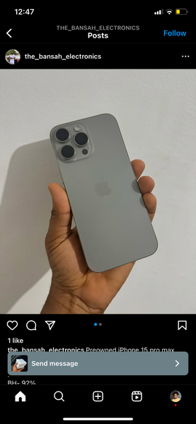 iPhone 15 Pro Max and IPad Pro 12.9-Inch