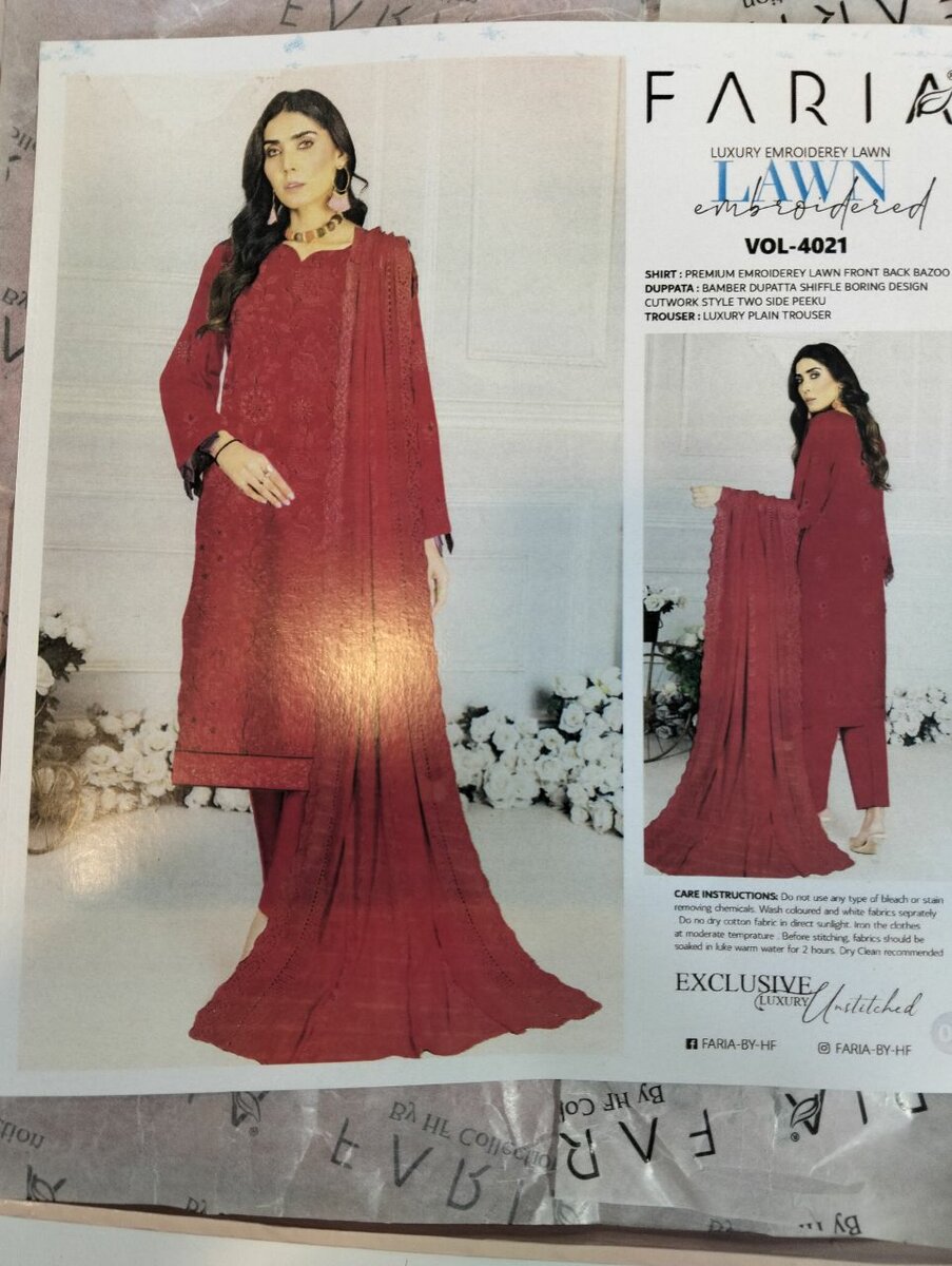 Faria Lawn Fabric