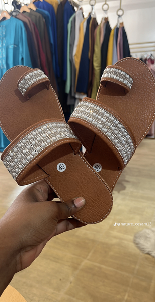 Sandales en cuir élégantes