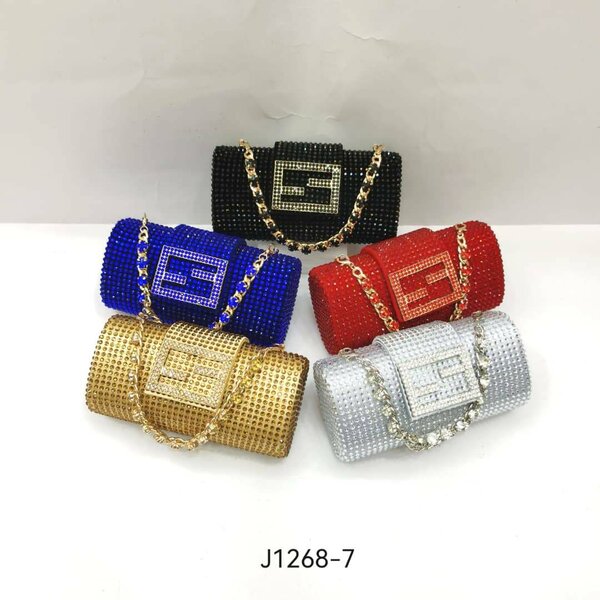 Pochette soirée strass luxe