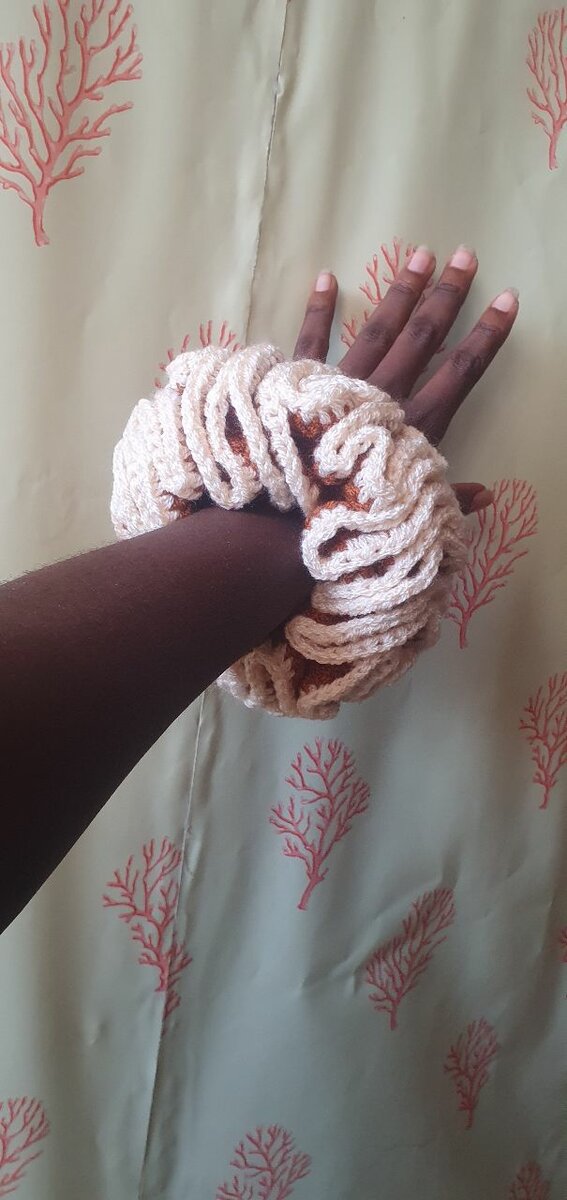 Chouchou élastique crochet