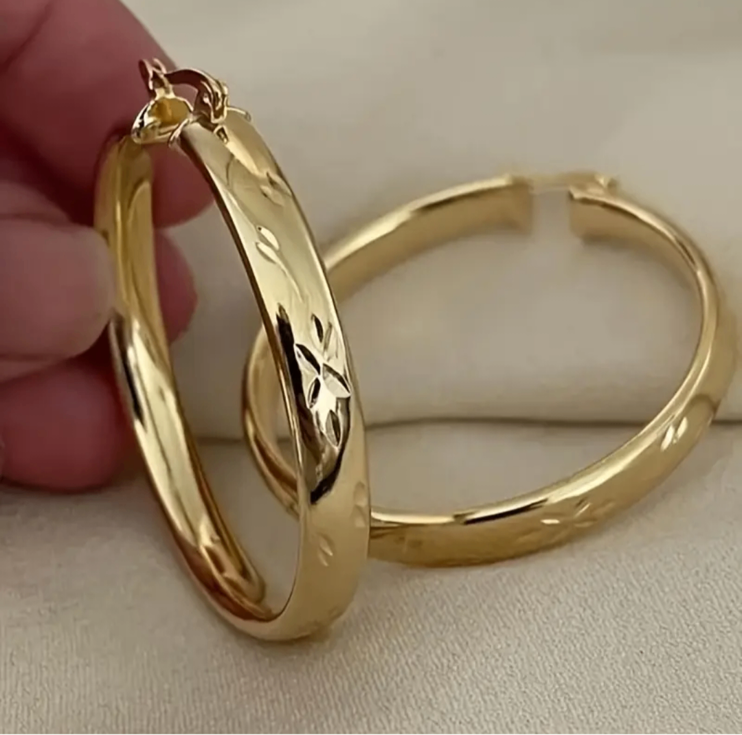 Boucles Créoles Dorées