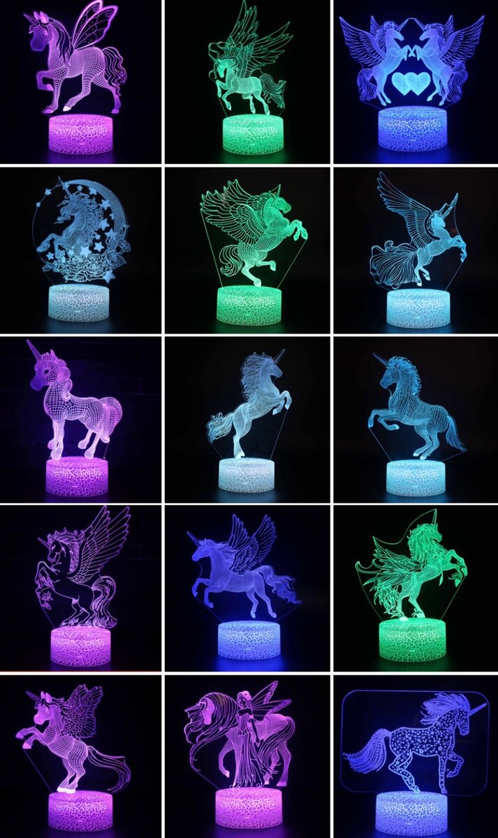 3D visualization lamps