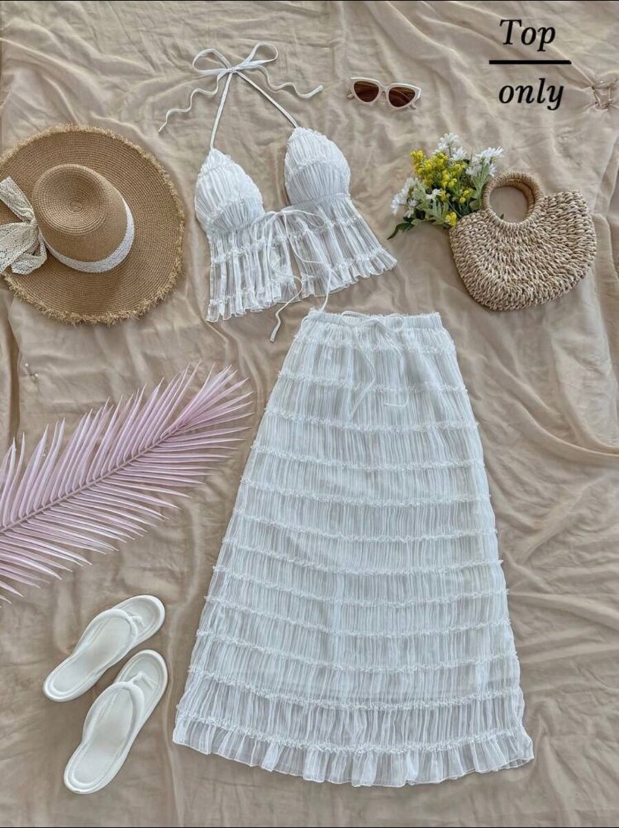 Robe d'été bohème blanche