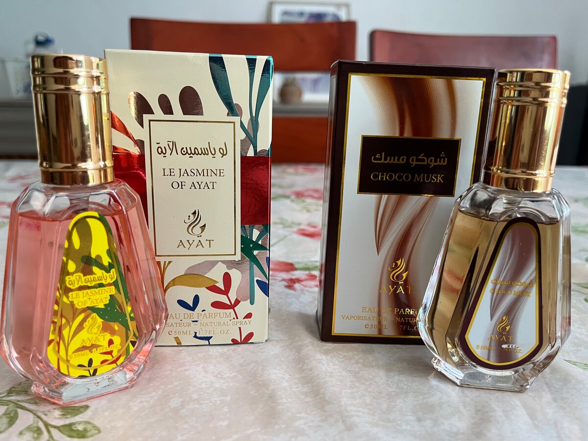 Parfums Ayat Jasmin et Choco