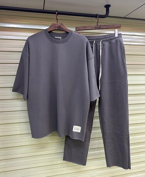 Ensemble survêtement gris homme