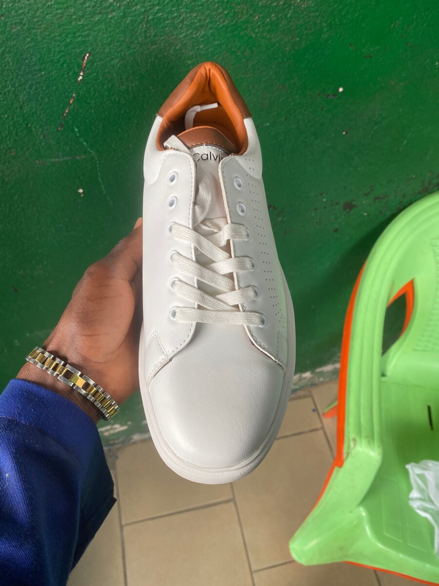 Basket Blanche Calvin Klein