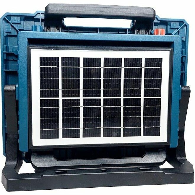 Projecteur mobile rechargeable et batterie solaire W8109-2 4