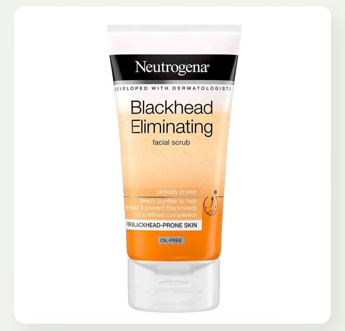 Neutrogena blackhead eliminating facial scrub