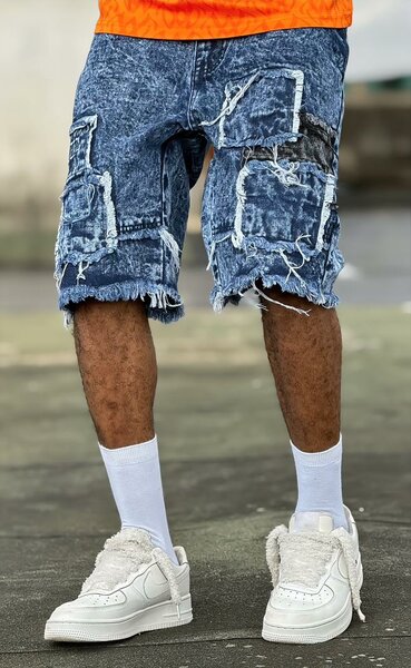 Shorts en jean déchirés