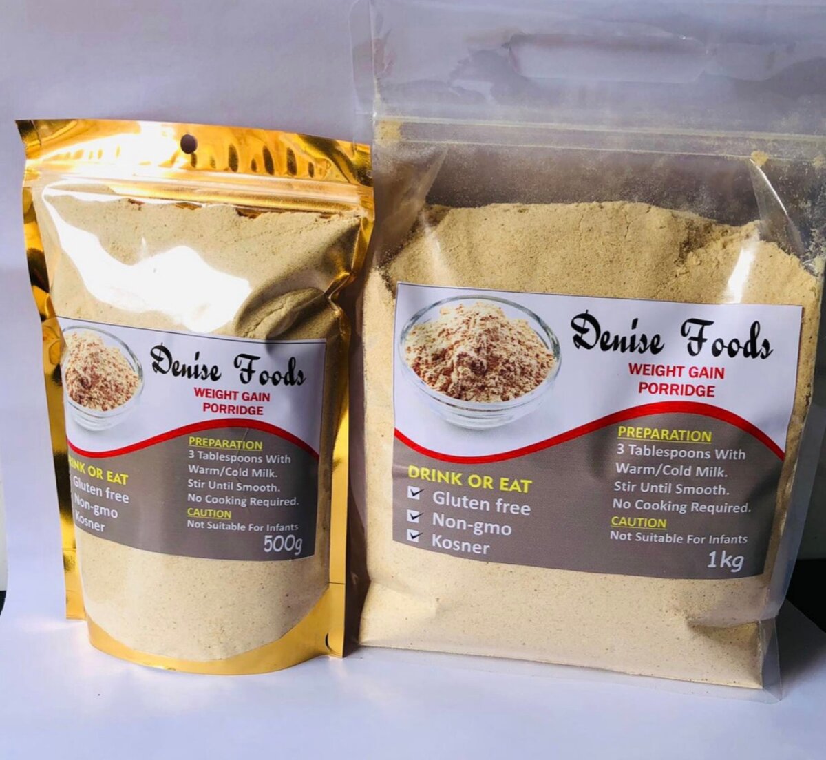 Instant soya porridge