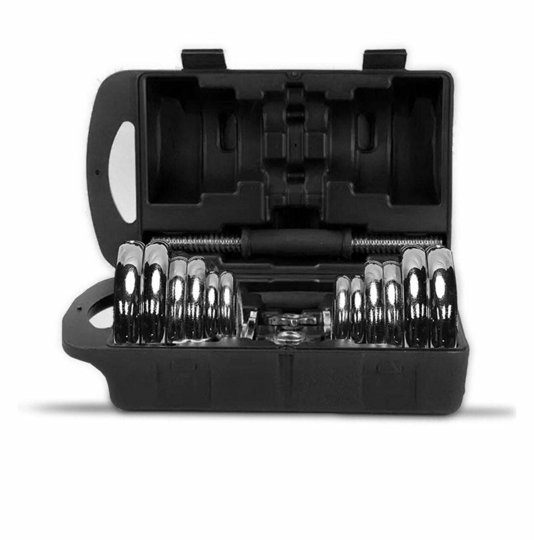 20KG ADJUSTABLE DUMBBELLS WEIGHTS QUICK CONVERSION Model