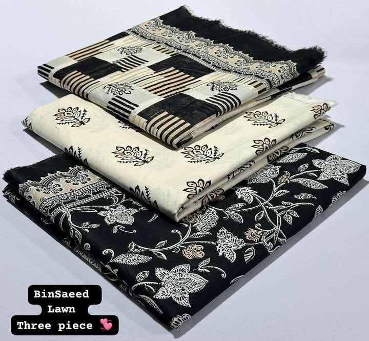 Bin saeed printed lawn