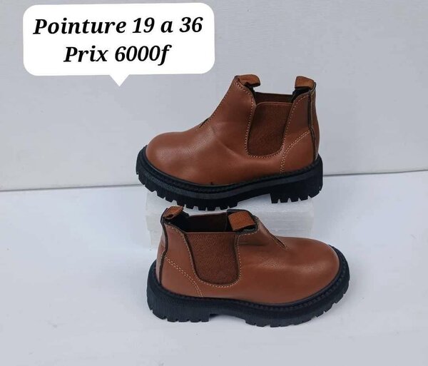 Bottines Enfant Marron