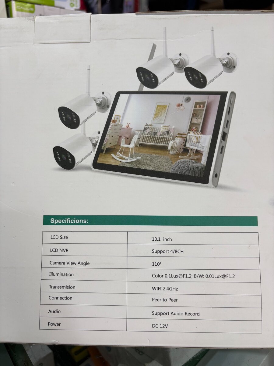 Caméra wifi kit de 8ch  8mp