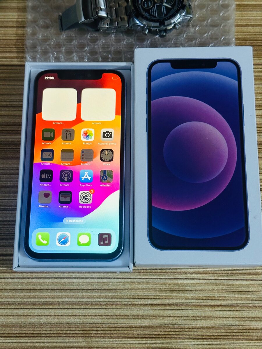 iPhone 12 128gb avec carton