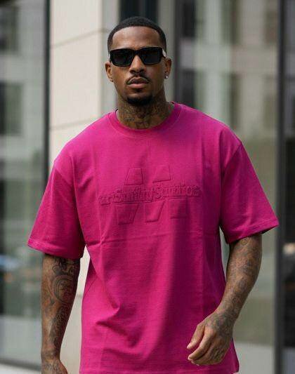 T-shirt rose pour hommes