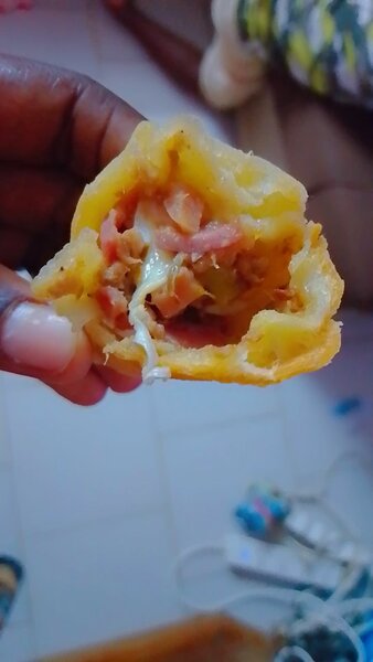 Bouchée fourrée au fromage