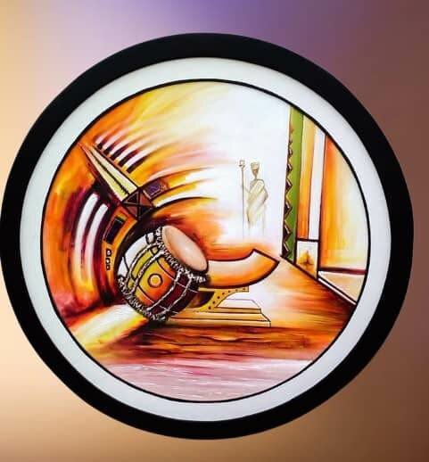 Horloge murale artistique