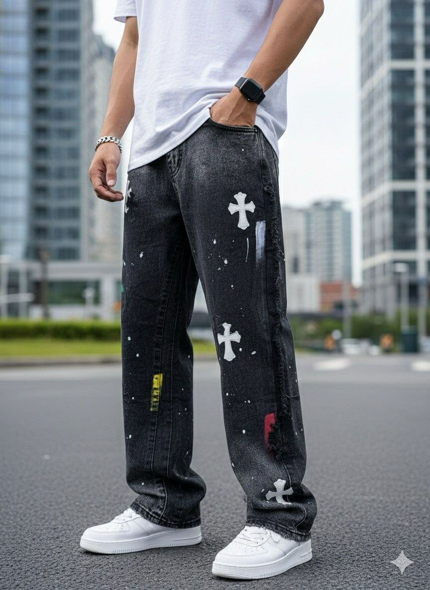 Jeans artistiques urbains