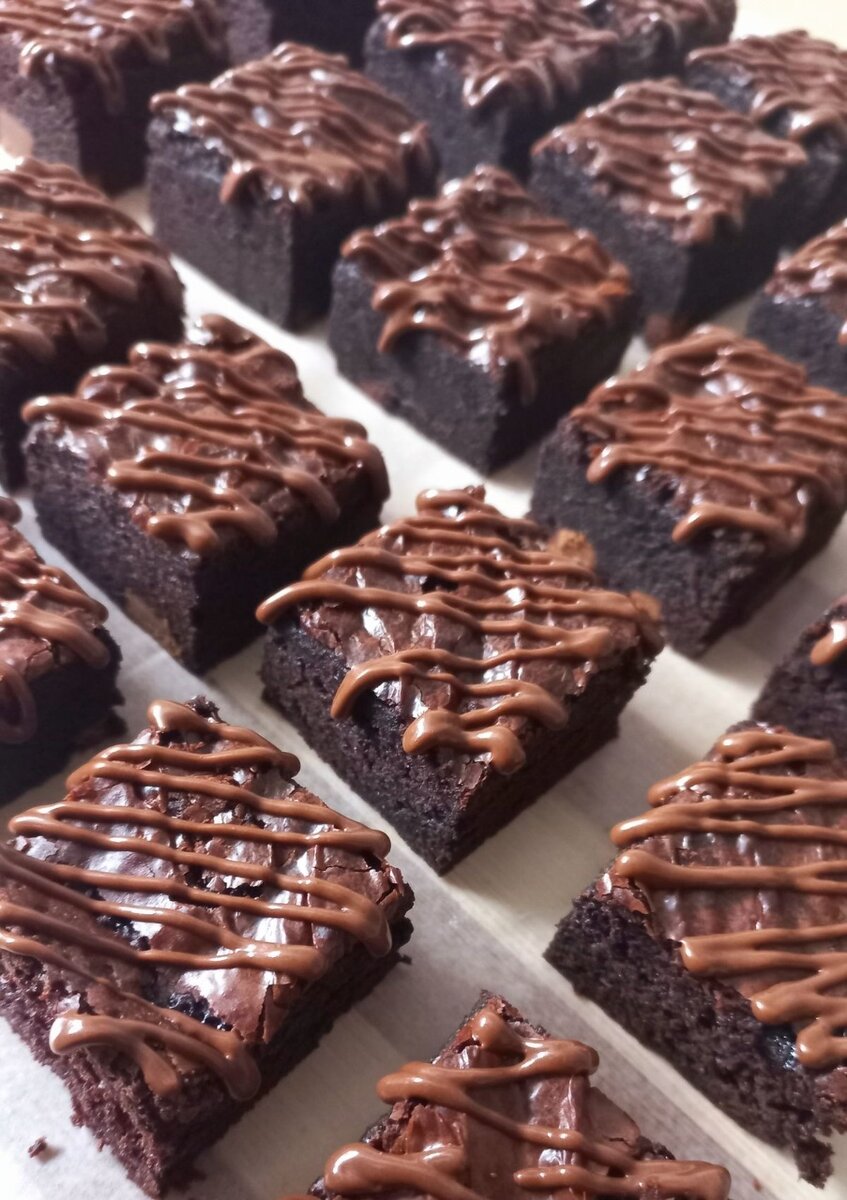 Délicieux brownies au chocolat