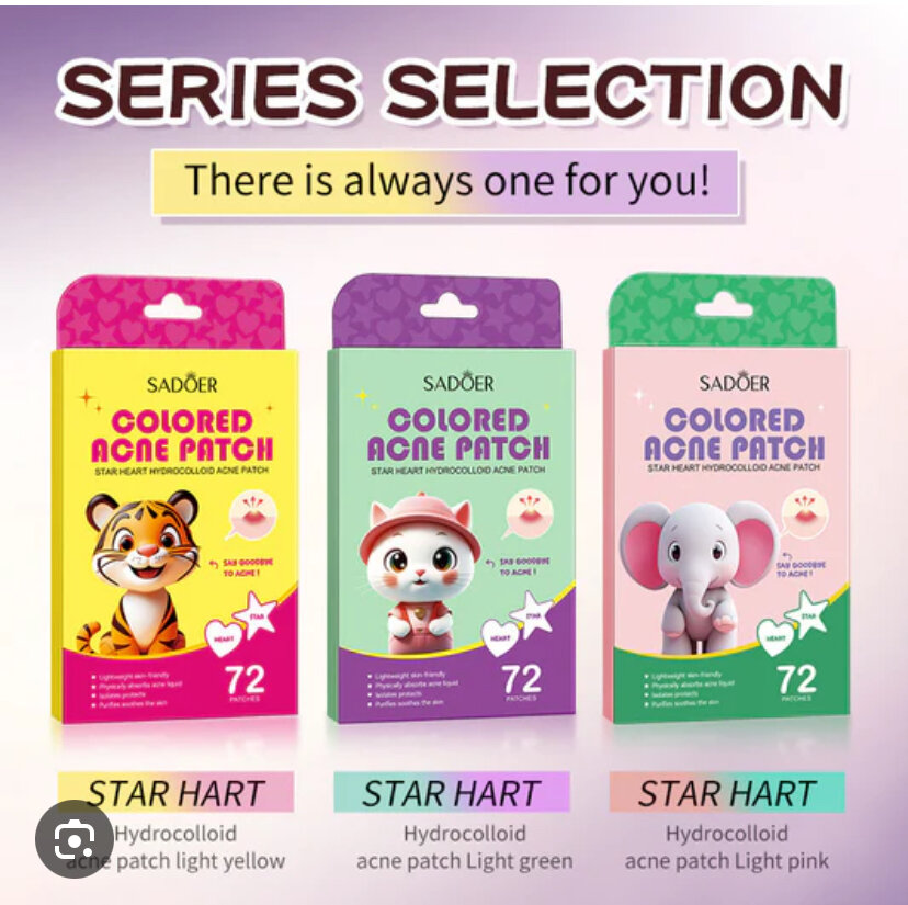 Patchs Anti-acné Colorés