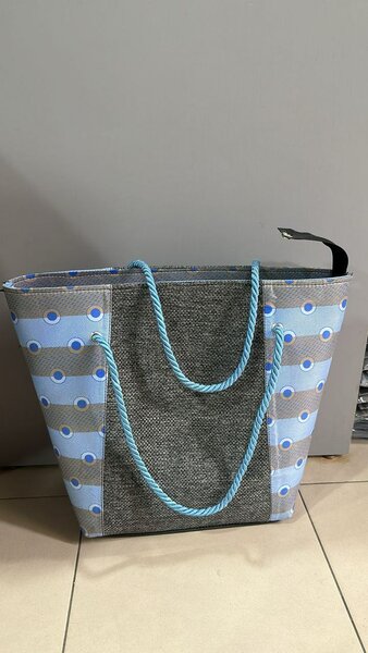 Sac de plage en toile colorée