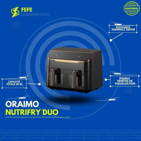 Oraimo Friteuse NutriFry Duo