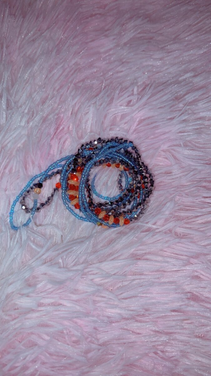 Collier Perles Multicolores