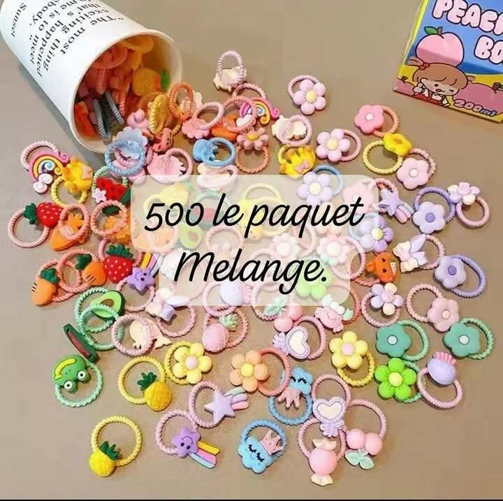 Ensemble Élastiques Colorés