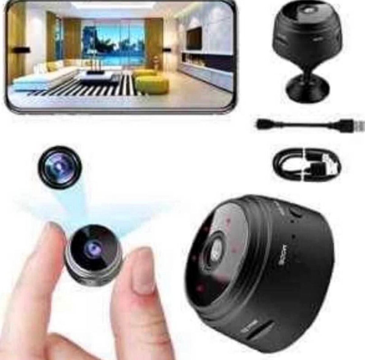 Mini caméra surveillance wifi Full HD