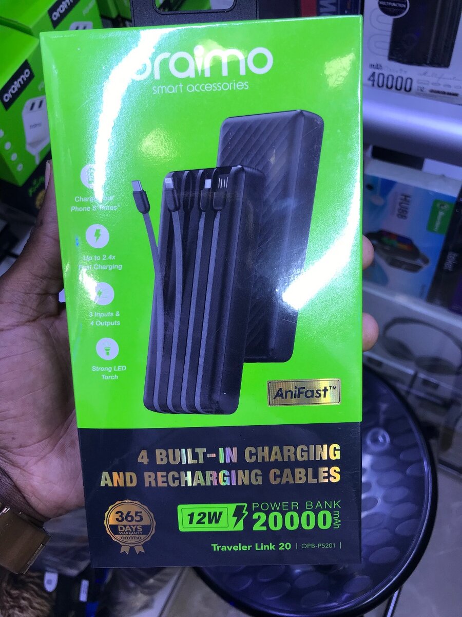 Oraimo powerbank(20000mAh)