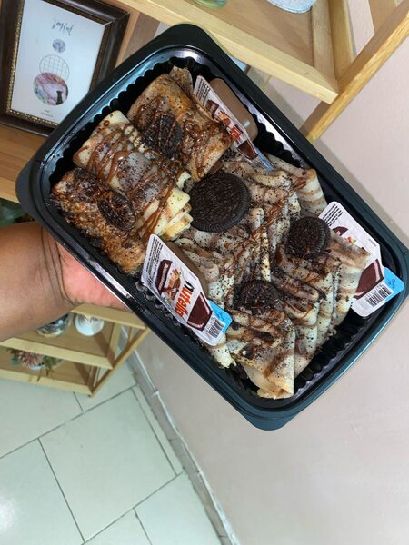 Crêpes sucrées au chocolat