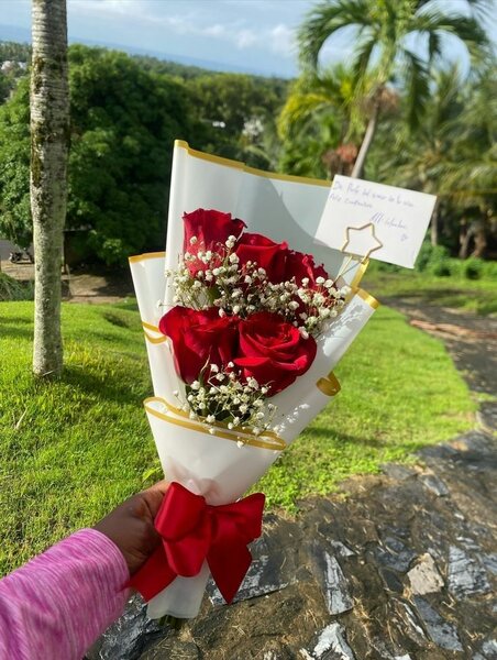 Bouquet de roses rouges