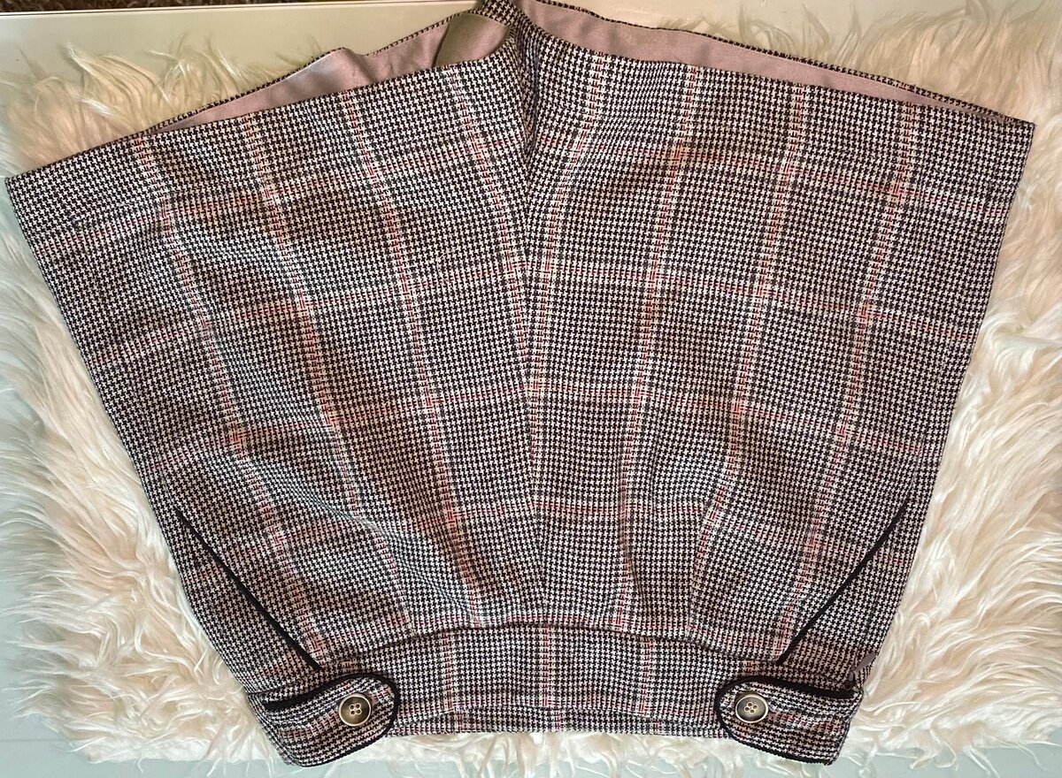 Jupe en jean recyclé vintage