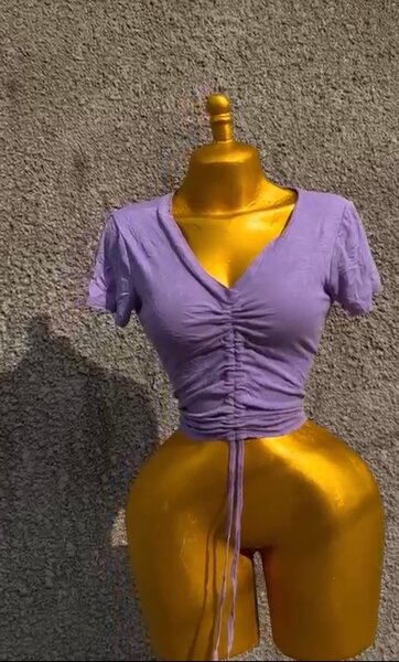 T-shirt ajusté violet