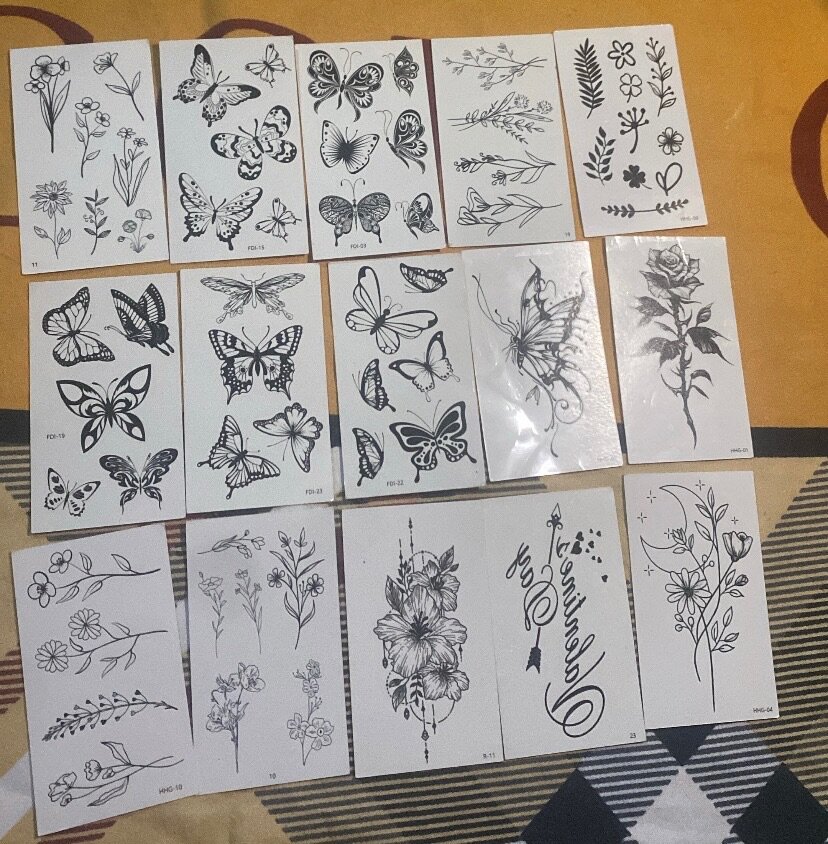 Tatouages Temporaires Papillons