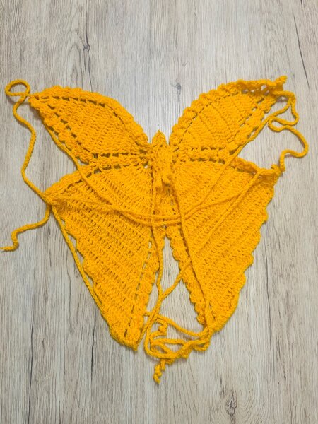 Crochet Butterfly Top