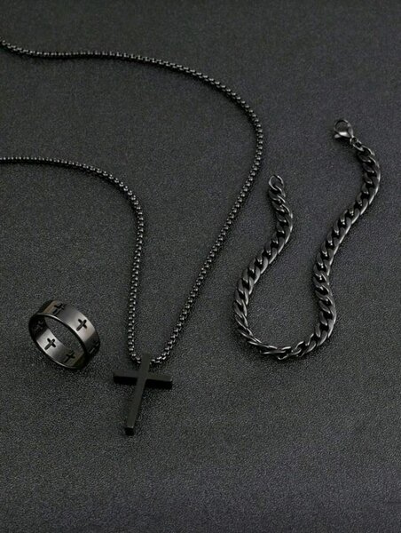 Ensemble de bijoux noir élégant