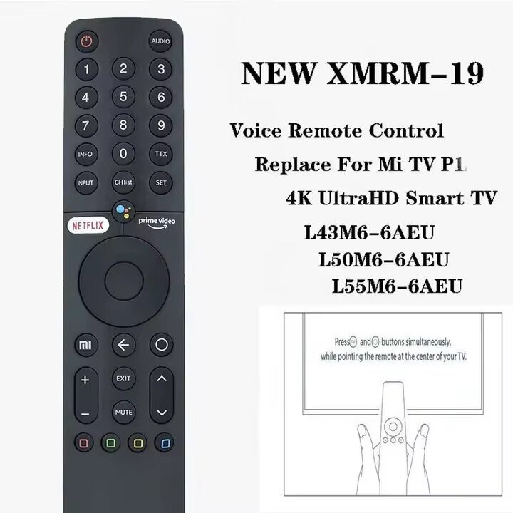 Pour Xiao mi TV BT télécommande vocale version internati