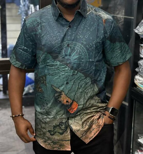 Chemise à Motifs d'Été